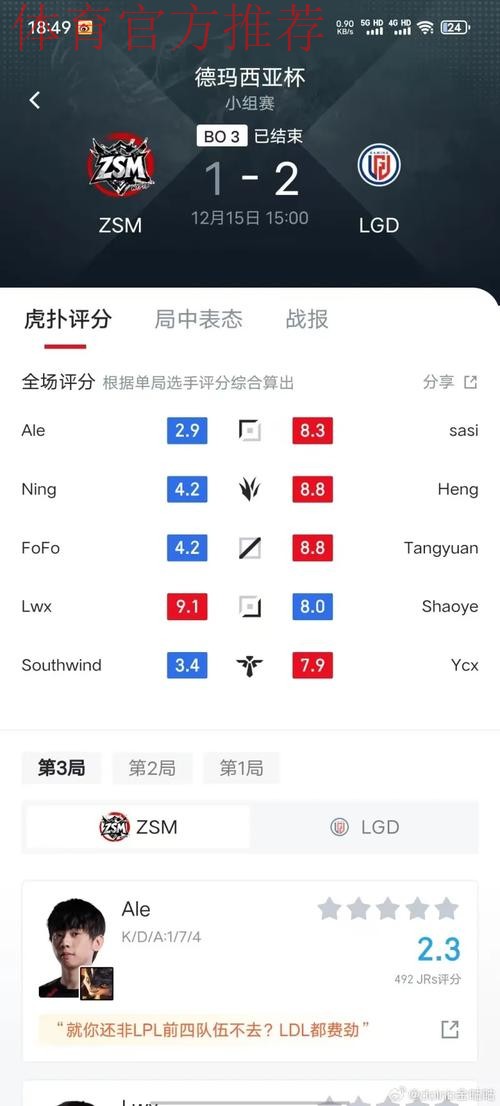 Doinb看Lwx虎扑评分9.1：复出吧老公，我今年都没拿过9.1分